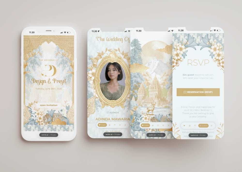 our wedding link preset Luxurious Javanese