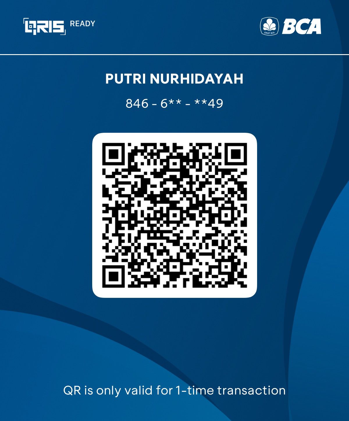 QR Bank Central Asia (BCA)