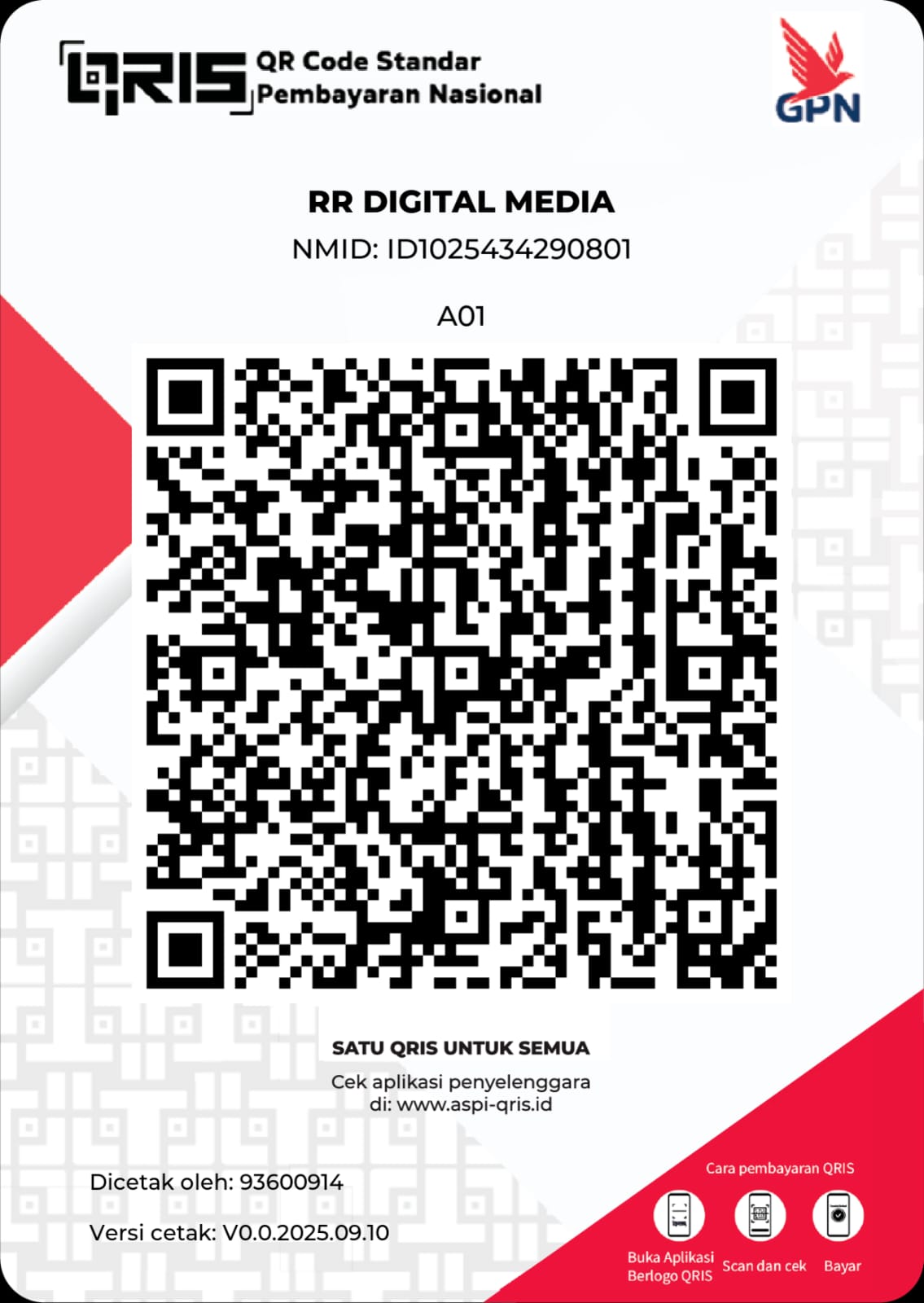 QR Bank Negara Indonesia (BNI)