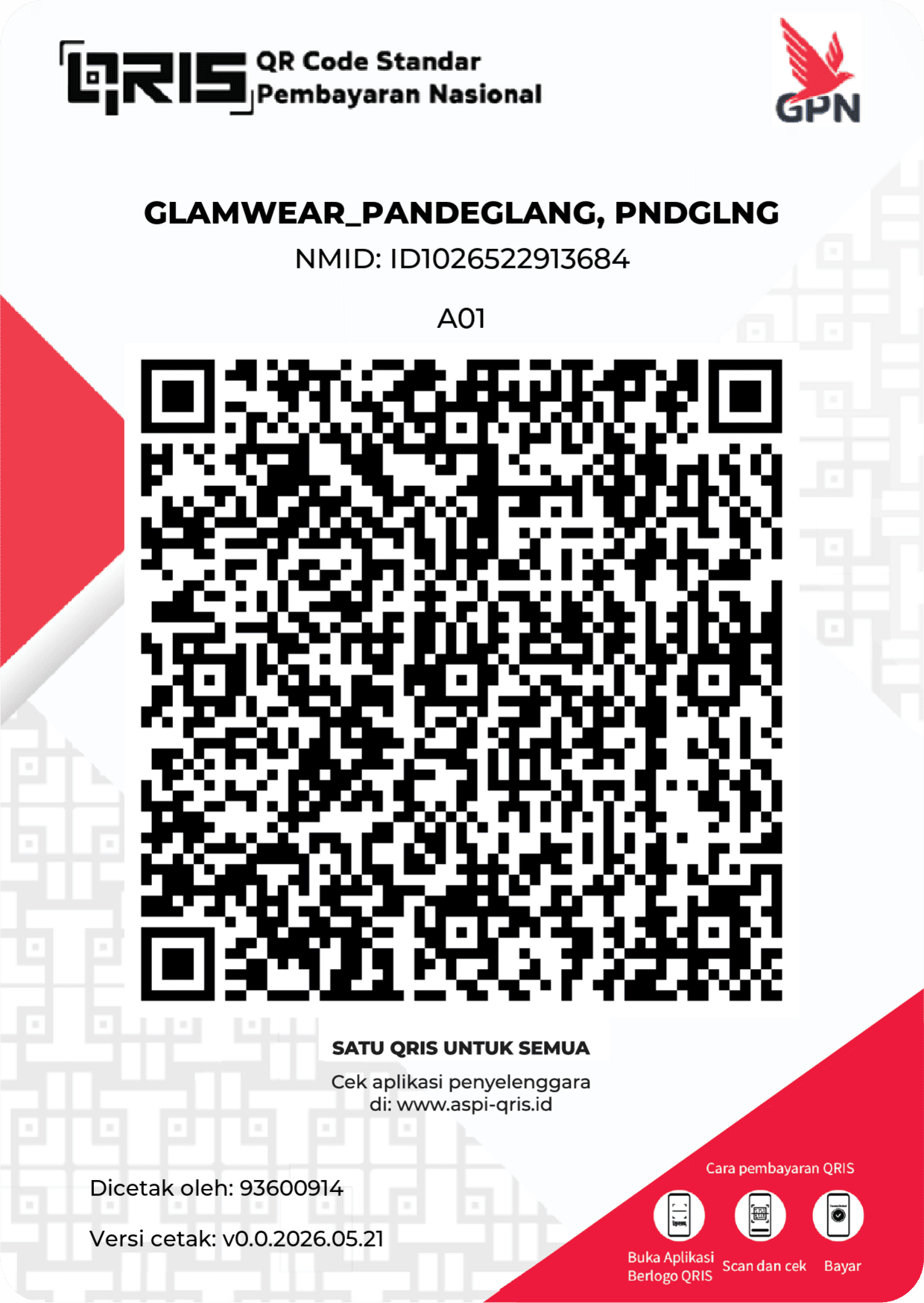 QR Bank Negara Indonesia (BNI)