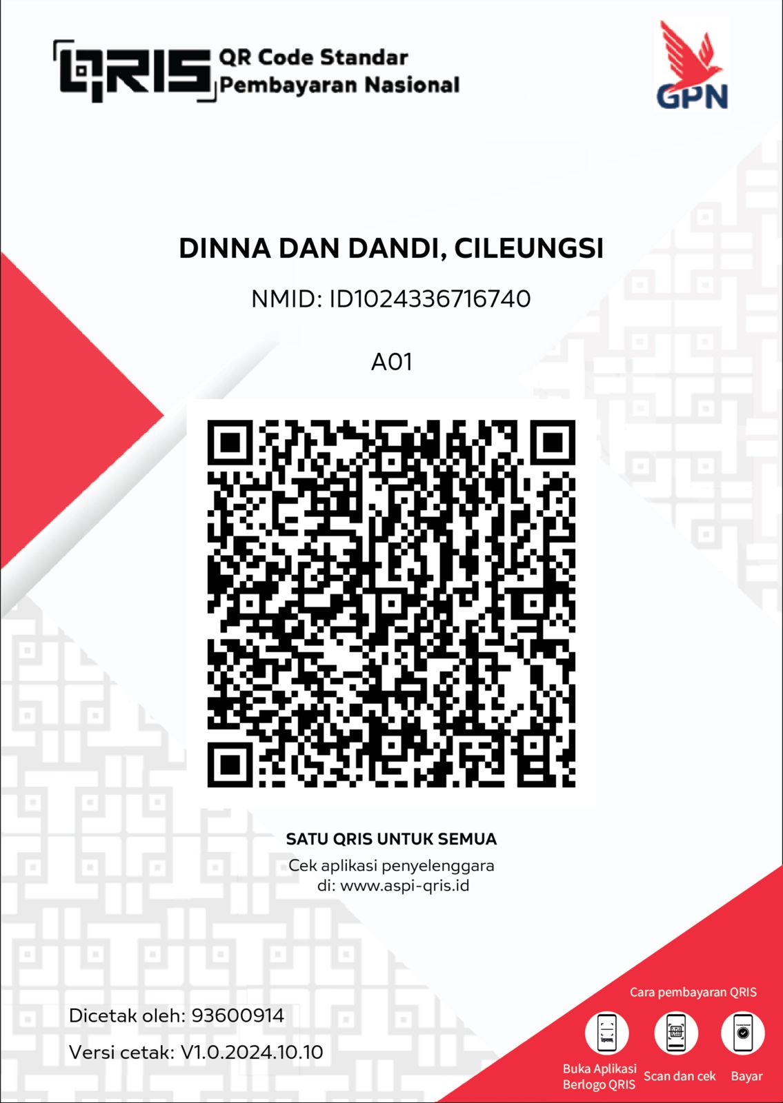 QR Bank Central Asia (BCA)