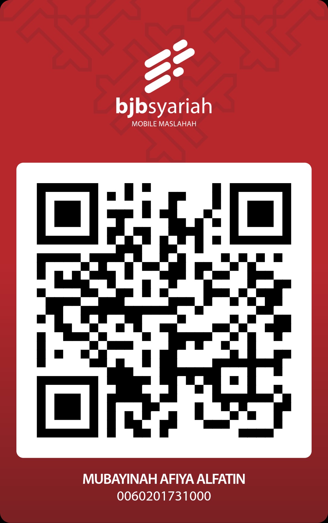 QR Bank BJB Syariah