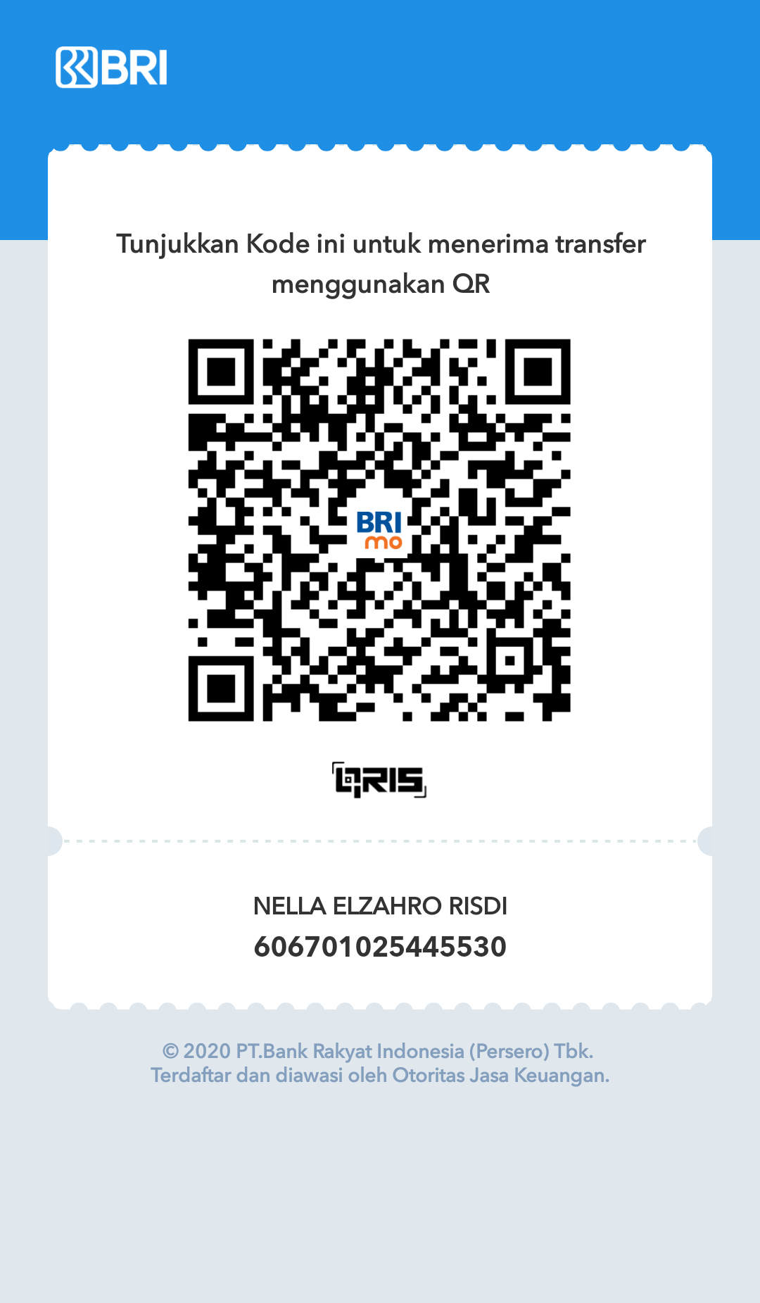 QR Bank Rakyat Indonesia (BRI)